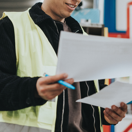 QHSE-coördinator op het werk.