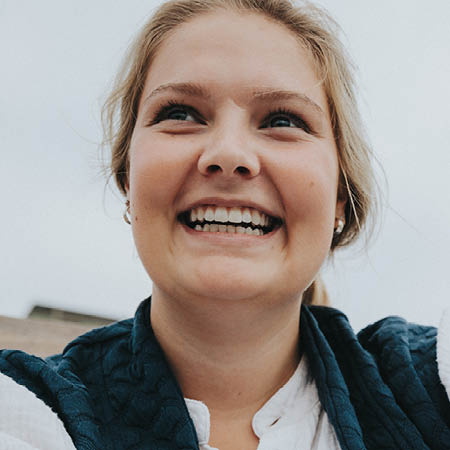 Nelle Duhamel, studente kleuteronderwijs aan HOGENT.