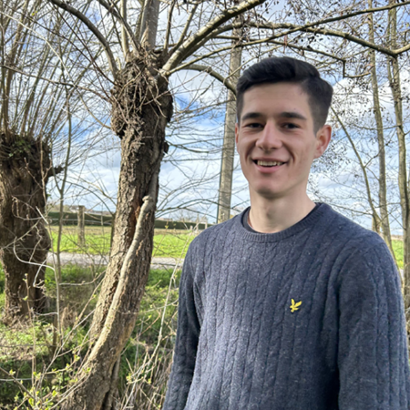 Jens Verliefden, oud-student landbouw aan HOGENT.
