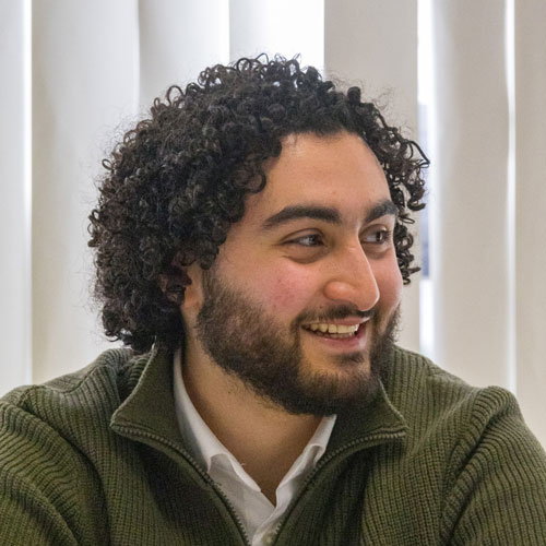 Samuel Megally, student accountancy-fiscaliteit aan HOGENT.