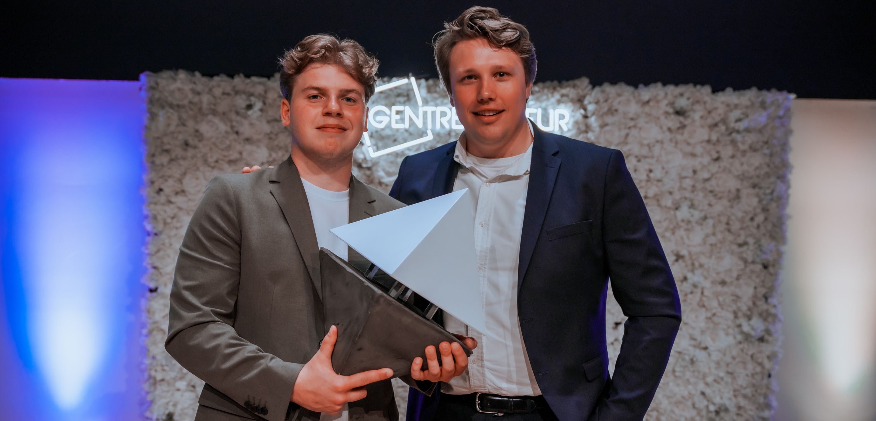 Foto HOGENT-student Lowie Vanhoutte is Gentrepreneur Student-Ondernemer 2023.