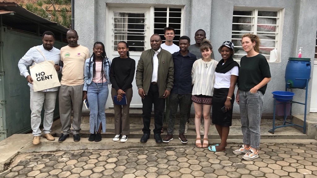 Foto HOGENT-studenten beleven unieke ervaring in Rwanda.