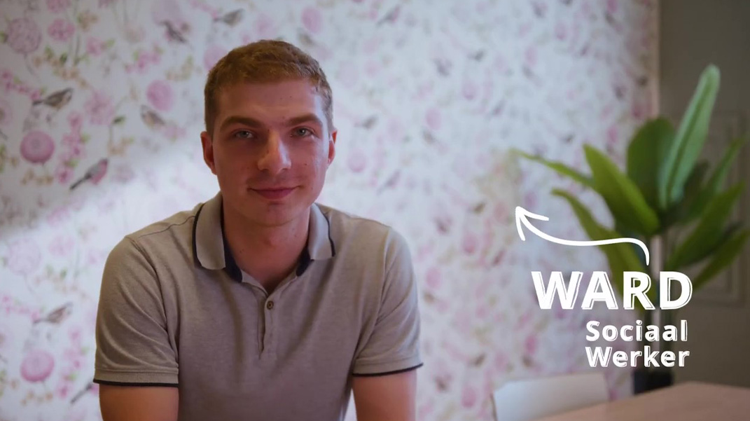 Ward De Campenaere, oud-student sociaal werk aan HOGENT.