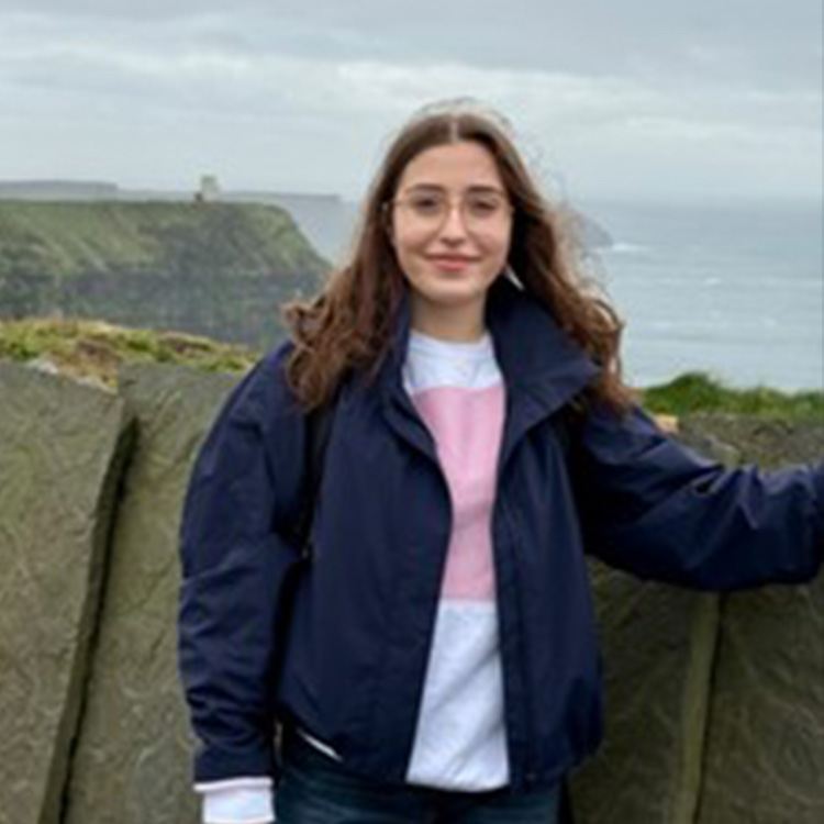 HOGENT-studente Jade Goedeyn op Erasmus in Ierland.