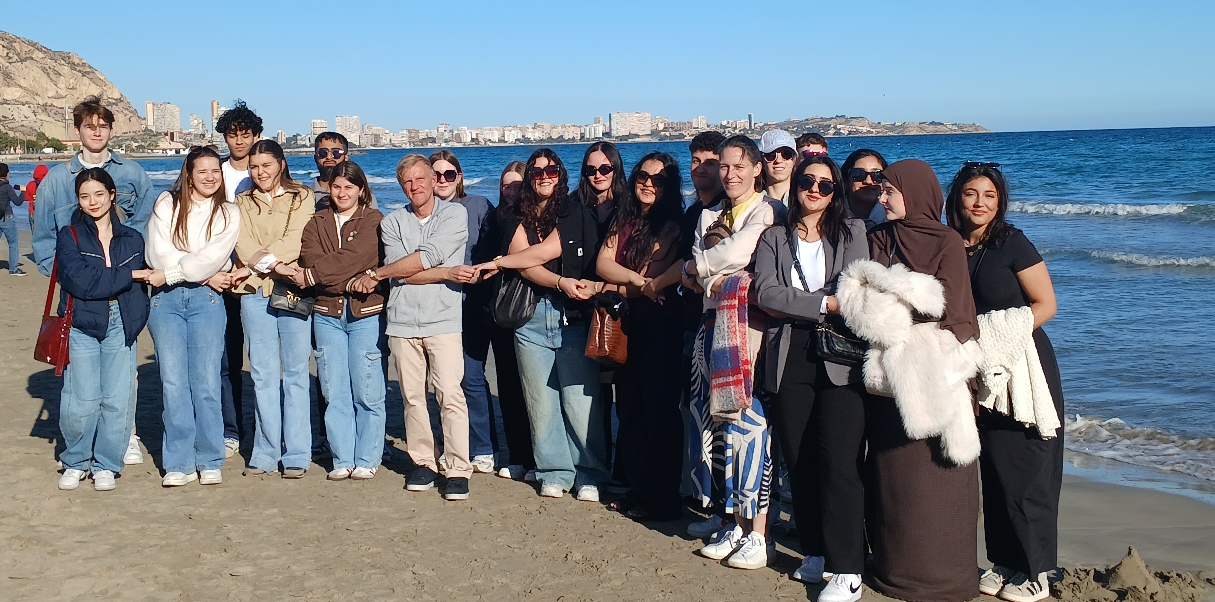 Foto HOGENT-studenten op studiereis naar Alicante.